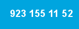 923 155 11 52 923 155 11 52